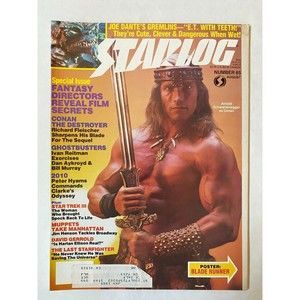 STARLOG #85 - 1984 August Conan On Cover VINTAGE